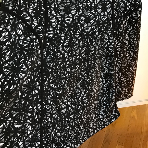 ALFANI Fit & Flare Midi Dress Lace Look Cap Sleeve Women’s Plus Size 20W 1X - Picture 8 of 16